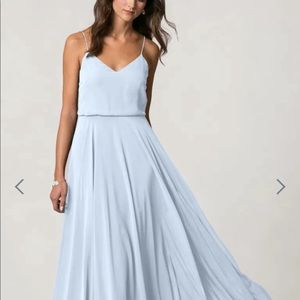 Jenny Yoo Inesse Bridesmaid Dress in whisper blue